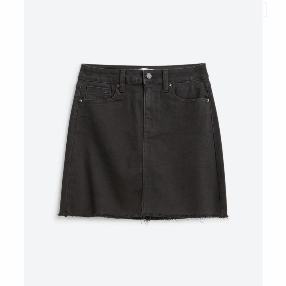 NWT JUST BLACK Tatiana Denim Skirt Black XSP